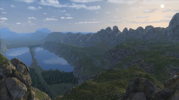 La solitude des montagnes monumentales
