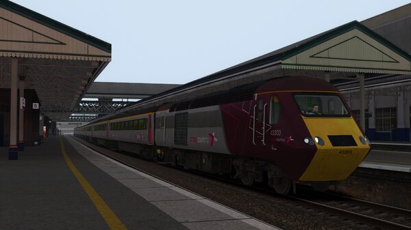 Class 43303 Cross Country en gare d'Exeter