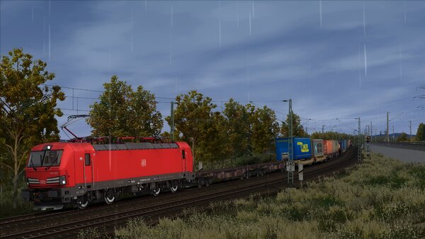 Vectron se dirigeant vers Bâle GBF avec un combiné