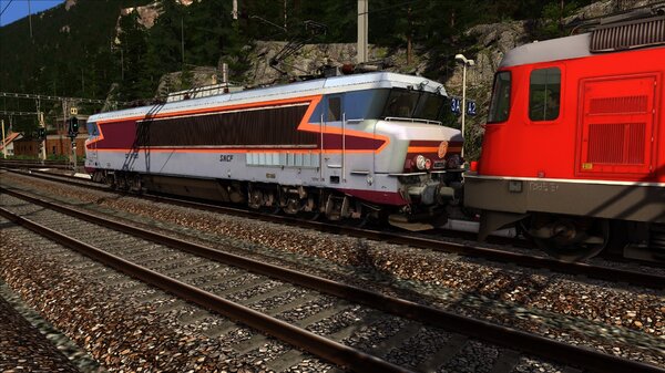 La CC 21003 en manœuvre à Vallorbe