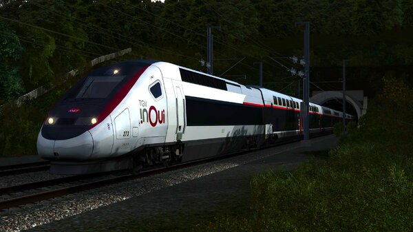 Sortie du TGV 6805 du Tunnel de Meyssiez