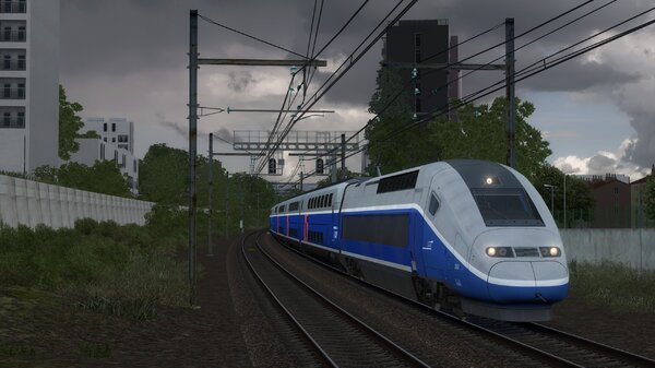TGV Duplex entre Marseille et Saint Louis les Aygalades