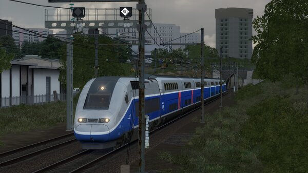 TGV Duplex entre Marseille et Saint Louis les Aygalades