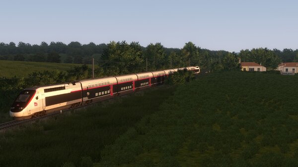 TGV Inoui 8391 filant vers Saint Maixent
