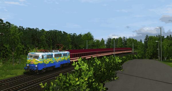 train de festivaliers avec un autre Angle