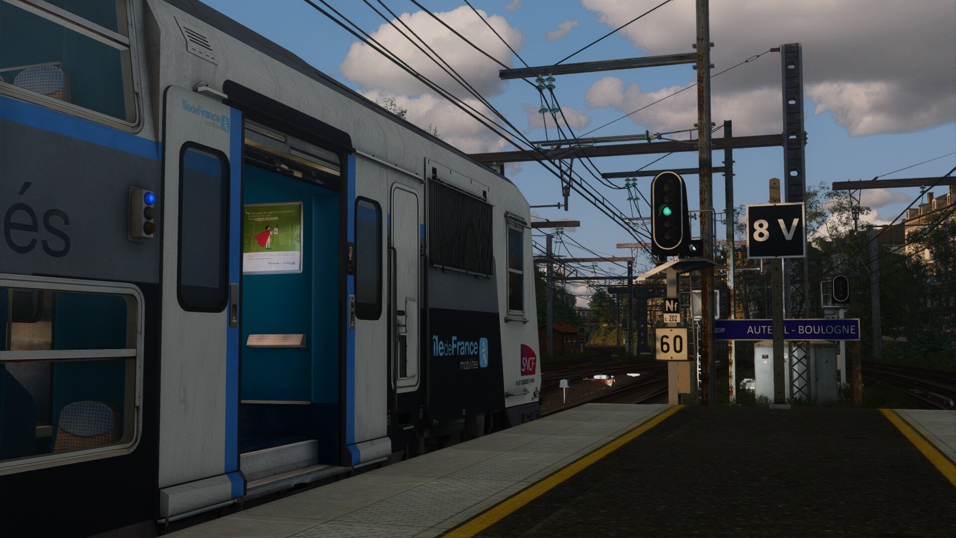 Z2N sur la au départ de Boulogne - France - RW Central